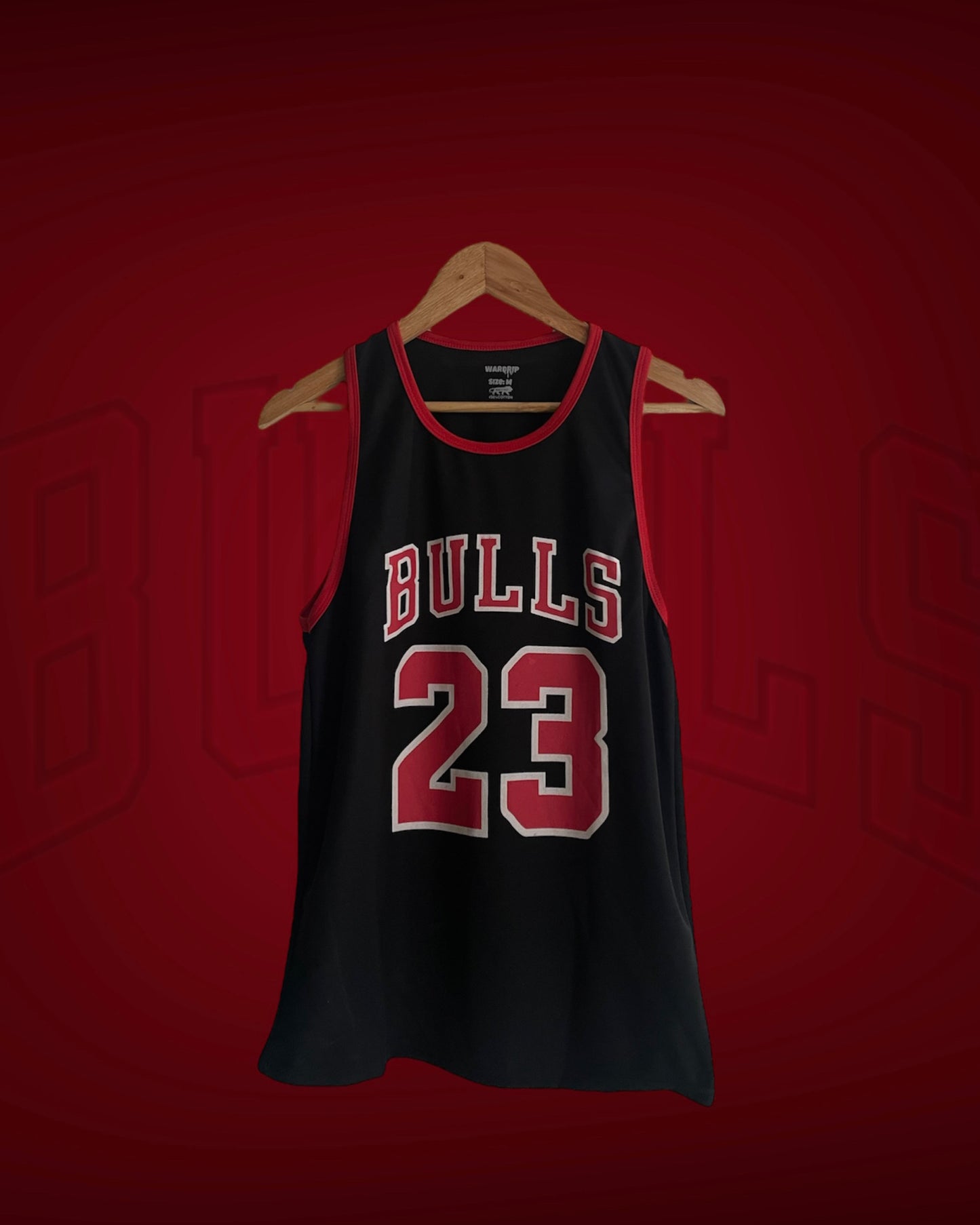 Black Front Bulls/ Back Jordan vest