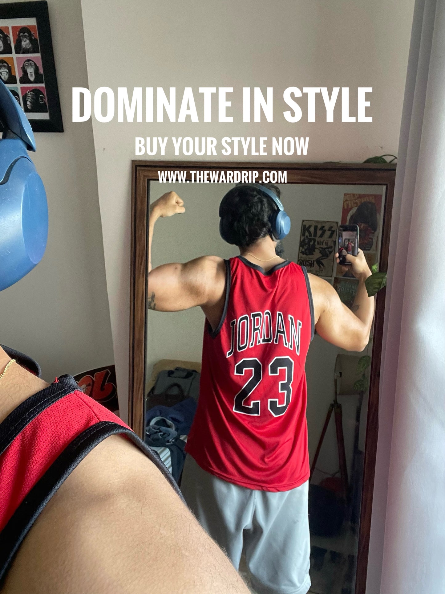 Red Front Bulls/ Back Jordan vest