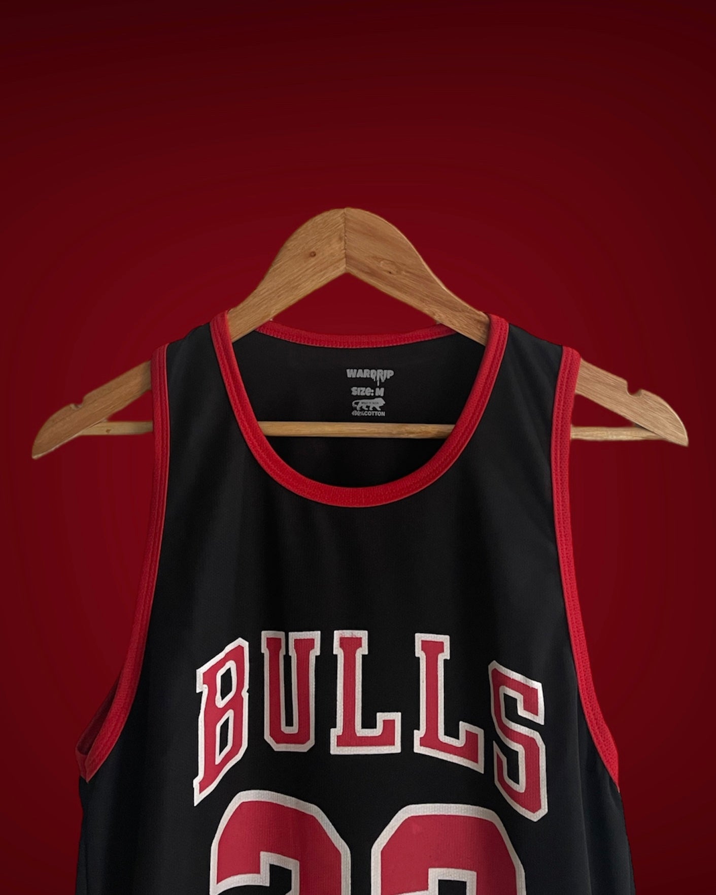Black Front Bulls/ Back Jordan vest