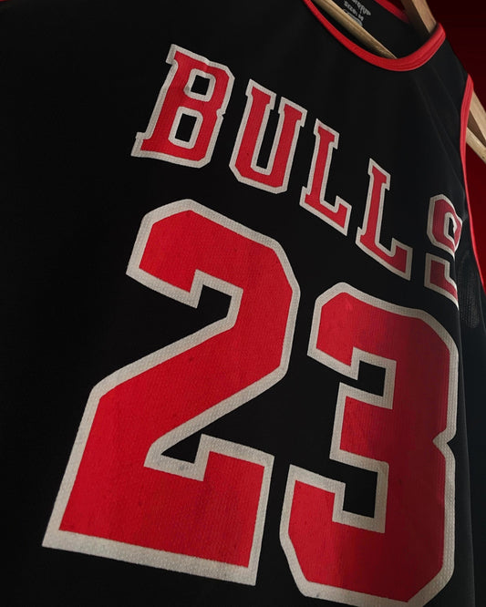 Black Front Bulls/ Back Jordan vest